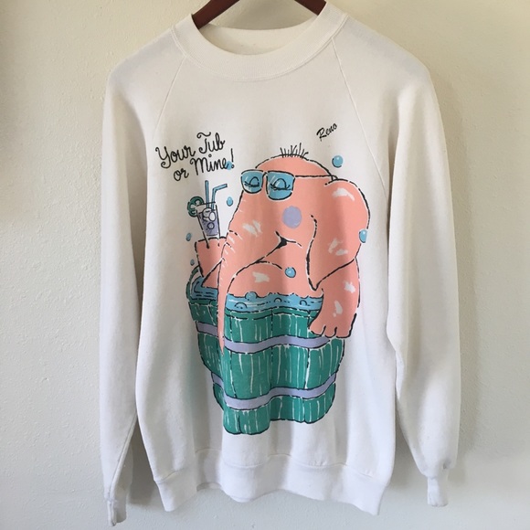 Sweaters - Vintage Elephant Sweatshirt